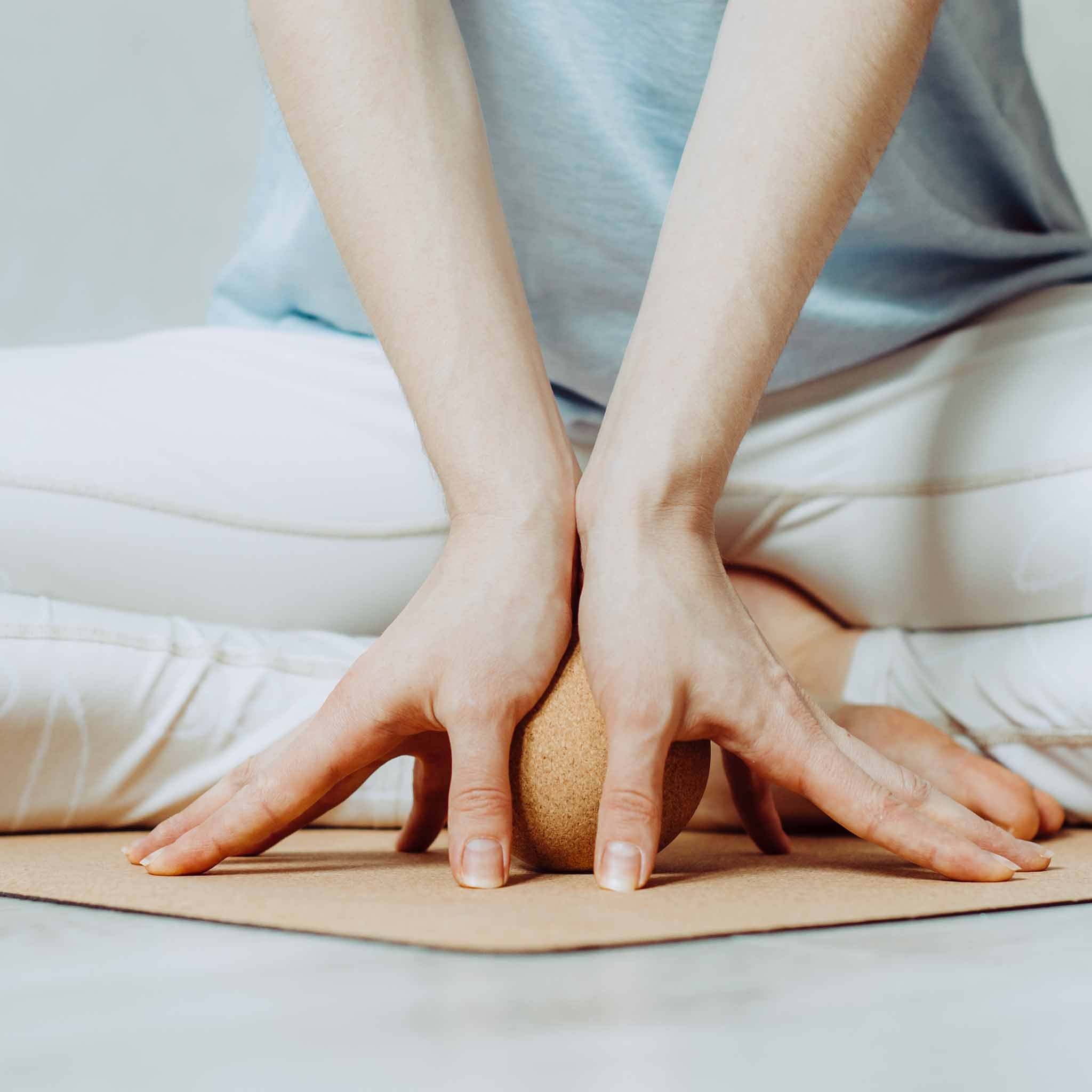 Massage Set aus Naturkork