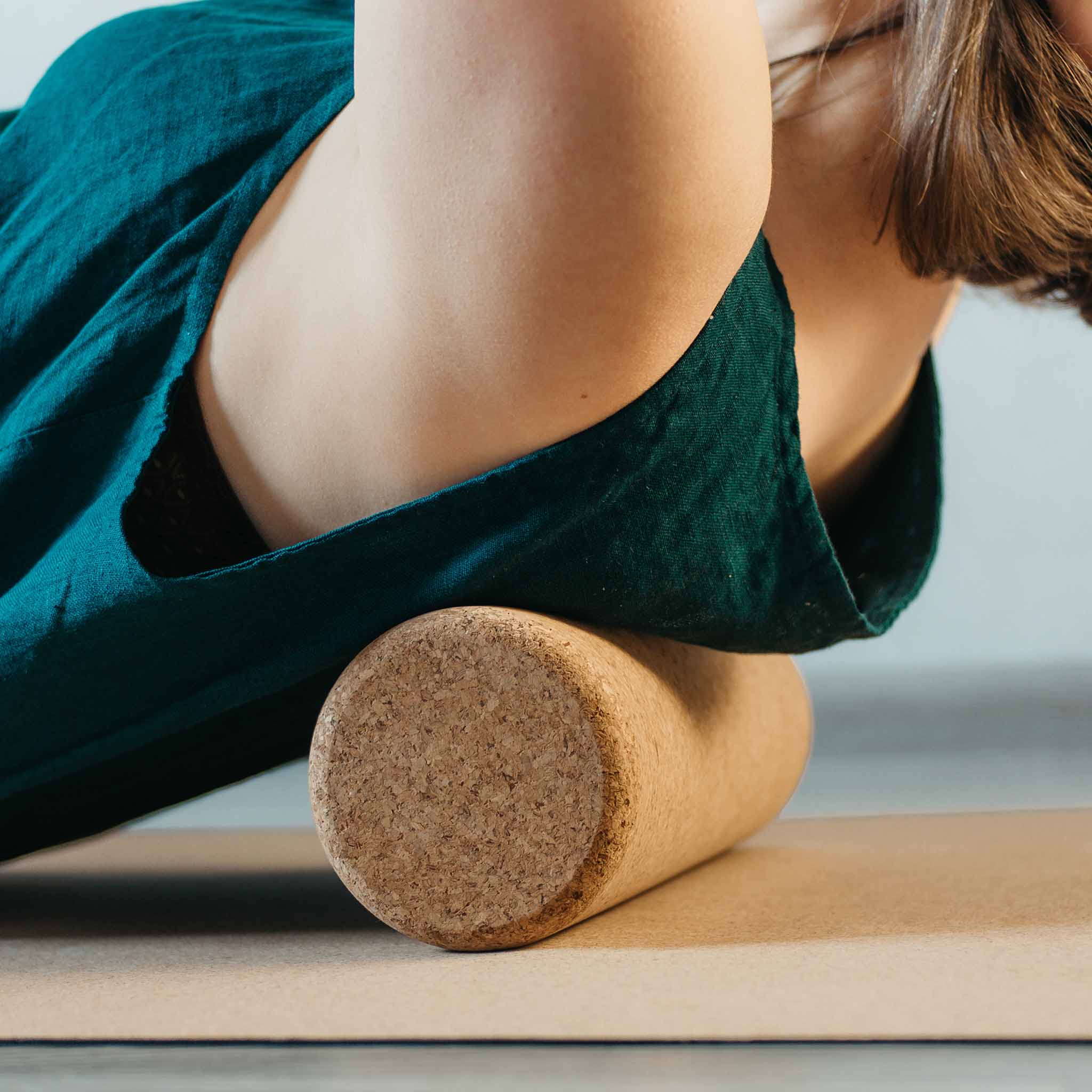 Fascia roller van natuurkurk